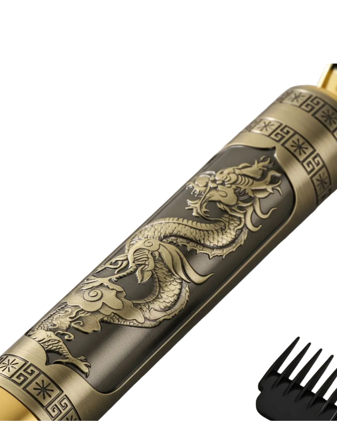 Maquina De Cortar Pelo Afeitadora Patillera Vintage Dragon Dorado